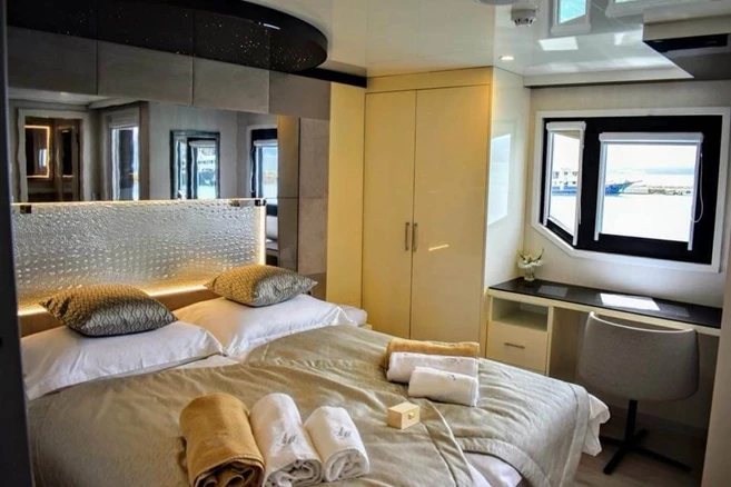 Luxury boutique ship Ave Maria in the Adriatic Sea