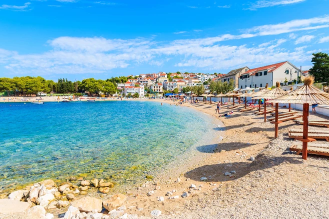 Swim Stop, Adriatic cruise from Opatija to Split, Croatia
