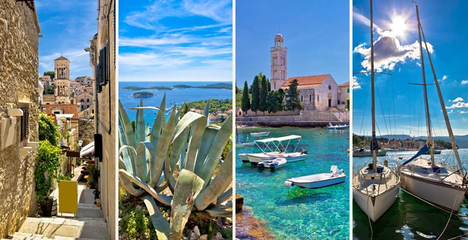 Hvar, Islas croatas desde Dubrovnik