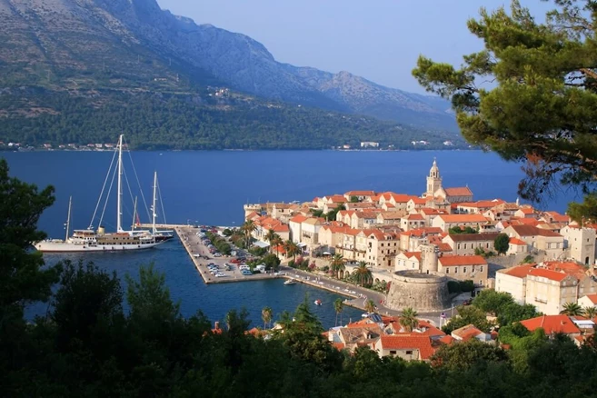 Korcula, Islas croatas desde Dubrovnik