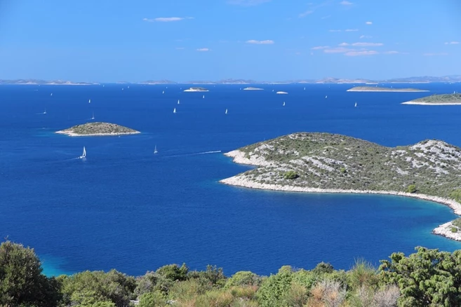 Kornati, Islas Kornati desde Sibenik, Croacia