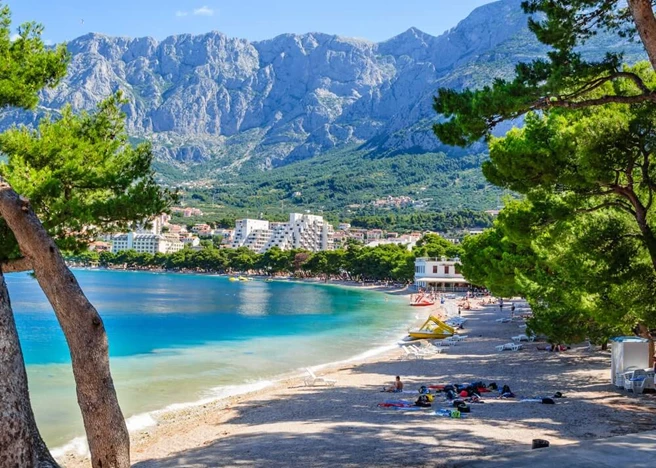 Beach on Makarska Riviera, Breathtaking Dalmatia Cruise, Croatia