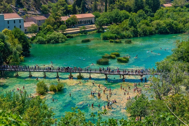 Parque Nacional Krka, Crucero de lujo Bellezas del Adriático desde Dubrovnik, Croacia