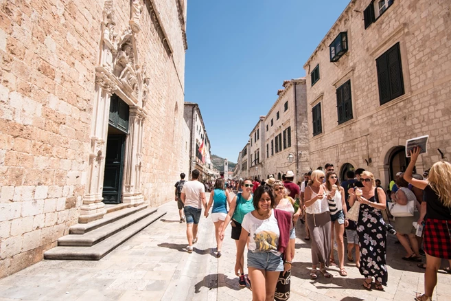 Main street in Dubrovnik - Stradun