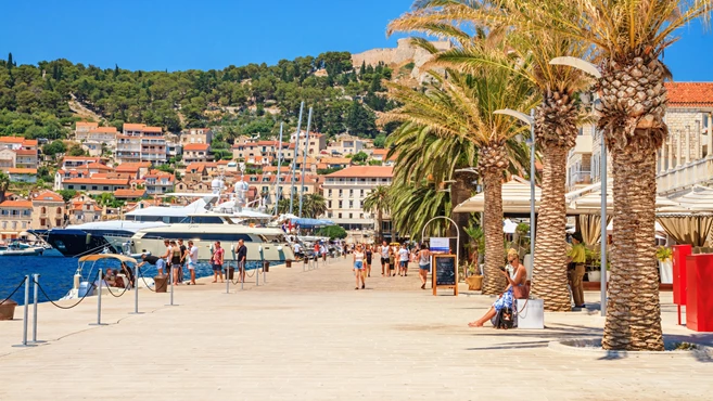 Promenade in Hvar