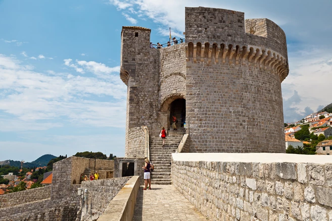 Fort tower in dubrovnik