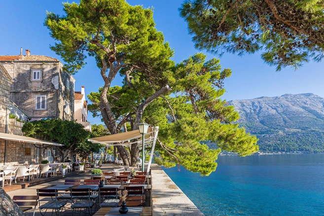 korcula promenade