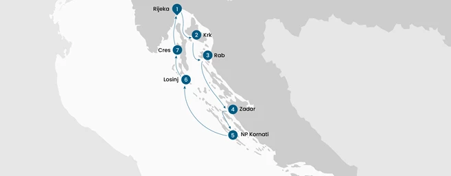 Crucero al Norte de Dalmacia