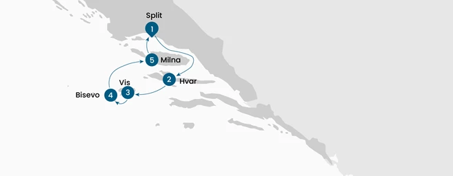 Mini crucero de 3 noches desde Split