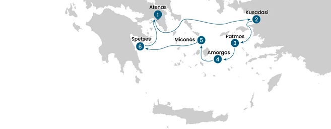 Cícladas del Norte: Una aventura a vela a bordo del Star Clipper