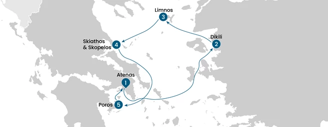 Los colores de las islas Esporadas