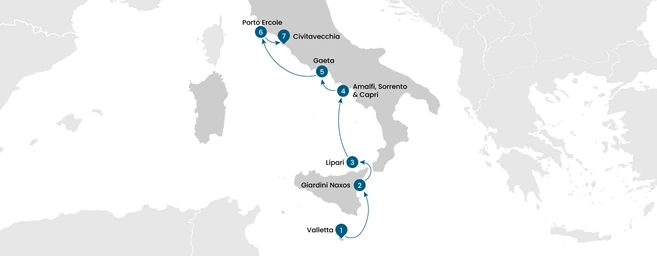 From Malta to Rome: A Luxury Cruise Through Southern Italy