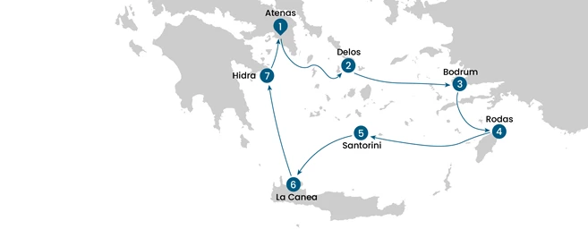 Grecia Eterna: Crucero de Lujo por las Islas del Egeo