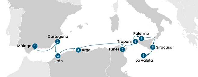 De España a Malta: Cultura y Costas del Mediterráneo