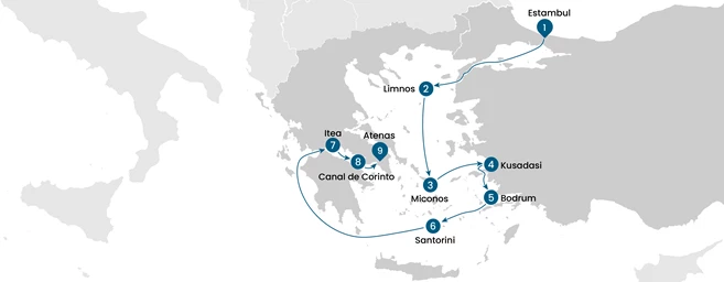 Odisea por el mar Egeo: de Estambul a Atenas