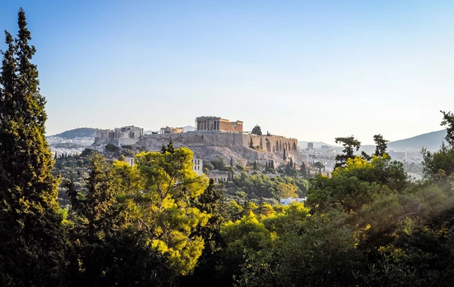 Athens Parthenon hill