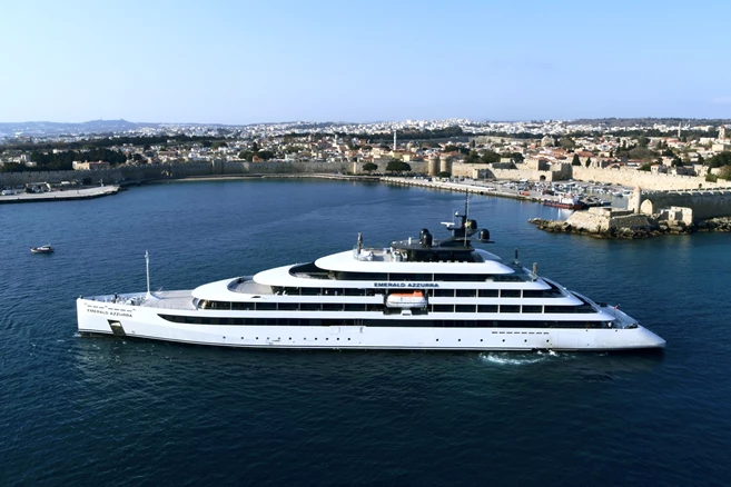 Emerald Azzura in Rhodes harbor