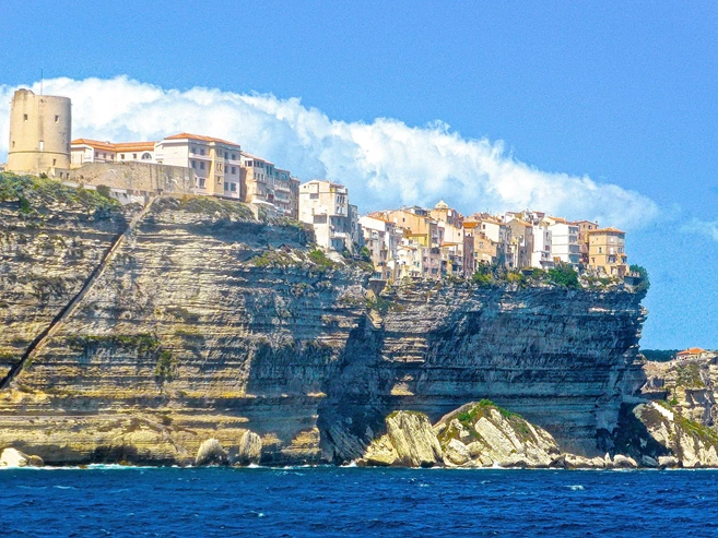 Cliffs of Bonifacio, Corsica France