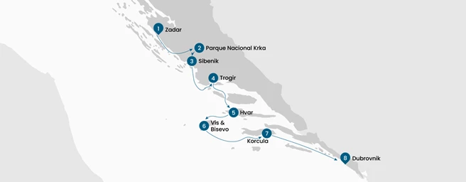 Crucero Encantos de Croacia desde Zadar 