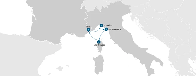 De Niza a Portofino y Córcega en 5 días