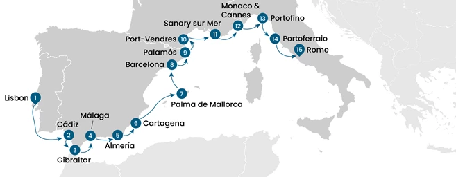 Lisbon to Rome Mediterranean Discovery