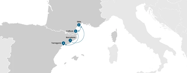 Crucero de Barcelona a la Riviera Francesa con Windstar
