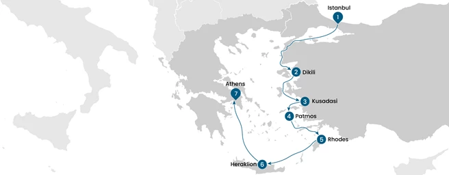 Eastern Mediterranean Cruise: Istanbul to Athens