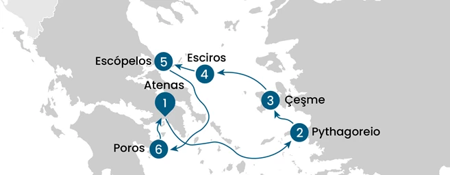 Crucero a vela por Grecia y Turquía