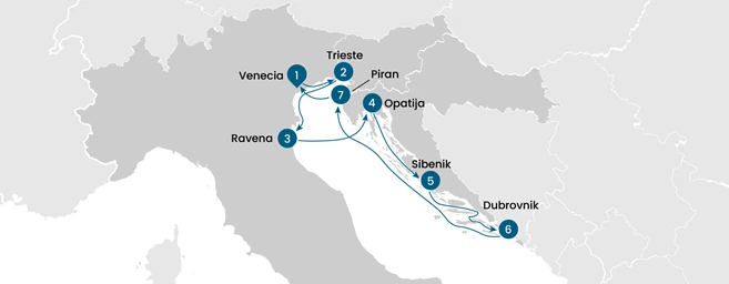 Crucero Perlas del norte del Adriático