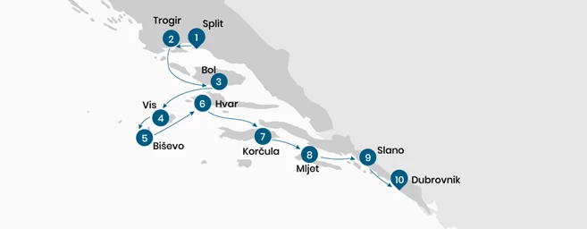 Joyas de Dalmacia desde Split