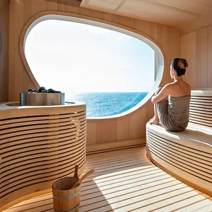 Sauna and wellness area