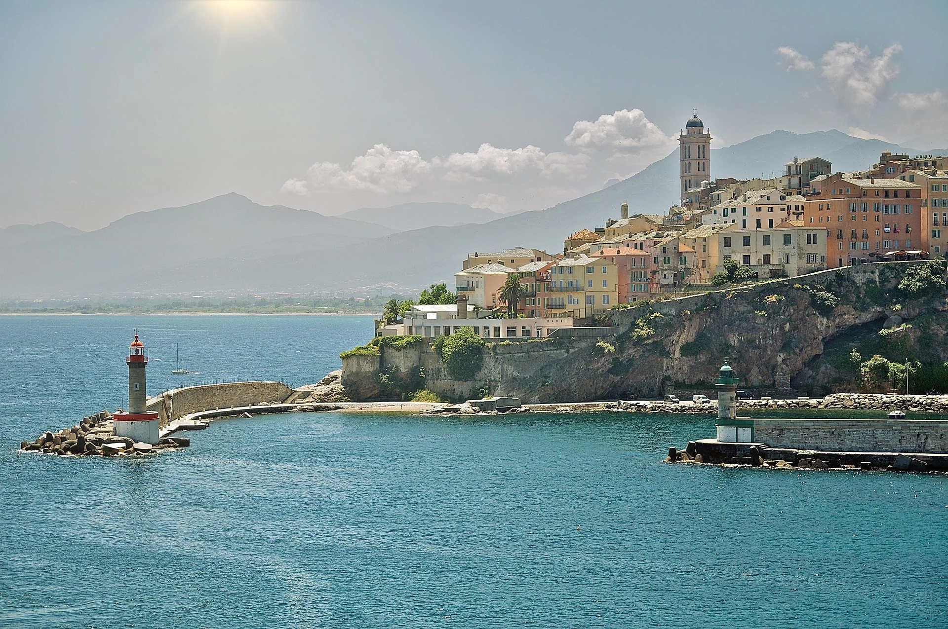 A Corsican Panorama - quaint town of Bastia