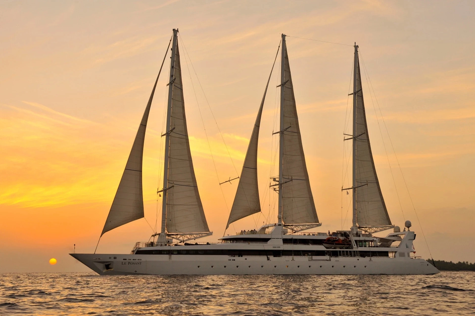 Luxury ship Le Ponant
